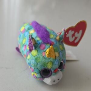 Ty Multicolor Plush with Purple Accents